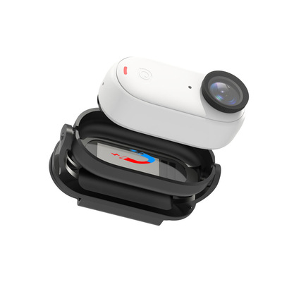适用于insta360 GO3骑行小帽夹迷你拇指防抖相机磁性保护固定边框