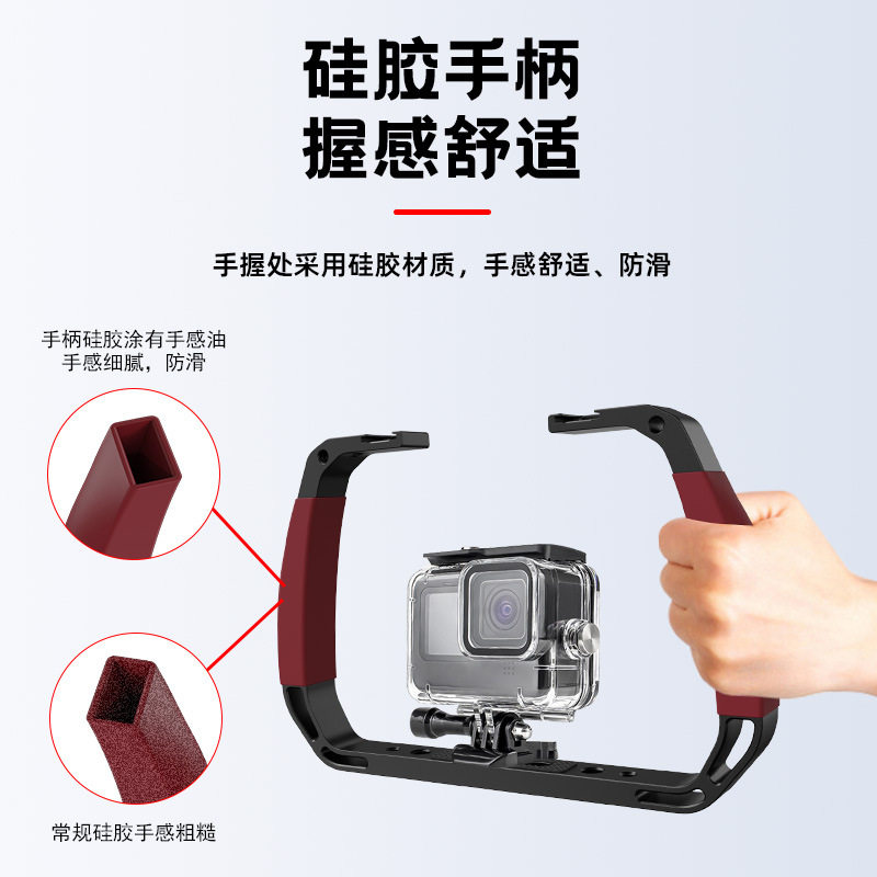 GOPRO|DJI 액션 카메라 다이빙 스탠드에 적합 INSTA360 확장 휴대용 다이빙 스탠드