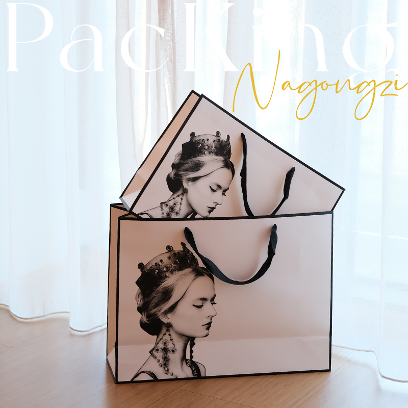 定制牛皮纸袋服装店购物袋可定做logo礼品袋子手提高档加厚手提袋