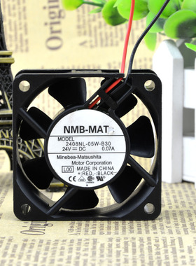 原装正品 NMB 2408NL-05W-B30 6020 DC24V 0.07A 6cm 变频器风扇
