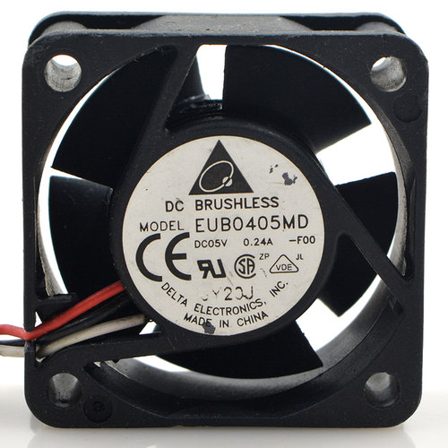 台达 EUB0405MD 4020 5V 0.24A 4CM 3线 USB交换机 服务器 风扇