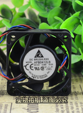 原装台达4015 12V 0.09A 3线双滚珠测速静音小风扇AFB0412LB-S12S