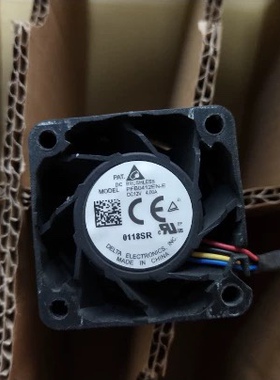 台达 4028 12V 4A 4厘米暴力大风量 电源风扇PFB0412EN-E