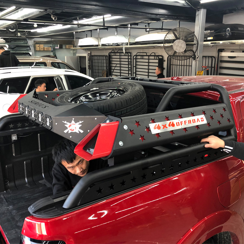 长城炮龙门架风骏567防翻滚架纳瓦拉D-MAX锐骐猛禽皮卡改装行李架