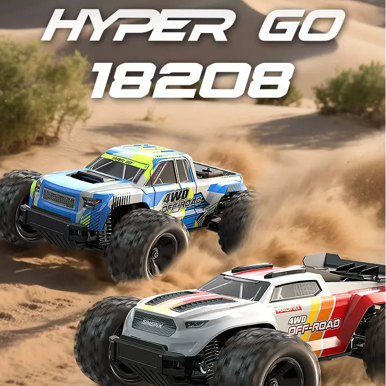 美嘉欣18208 RC遥控越野车高速沙漠短卡1:18专业模型大脚车玩具车