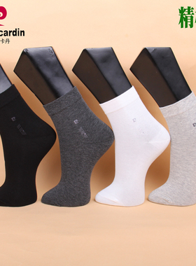 皮尔卡丹商务男棉袜PC111 精梳棉63.8%  中厚  跟尖加固 39-44码