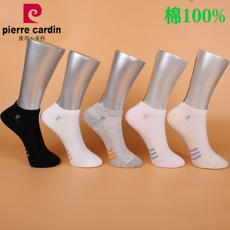 女船袜纯棉100%夏款薄棉网眼