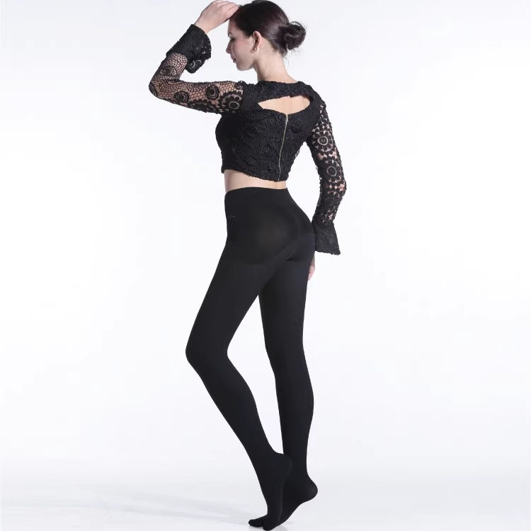 150克皮尔卡丹600D苹果臀抗菌拉绒连裤袜5527石墨烯吸光发热 春秋