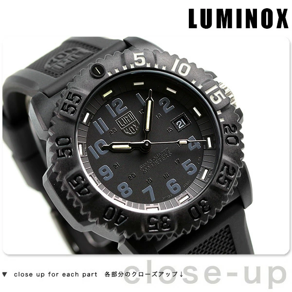 日本代购 LUMINOX NAVY SEAL海豹潜水防水石英手表3051.GO.NSF