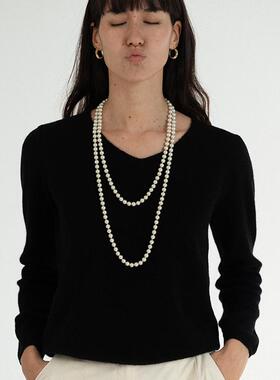 AcidPoire  100%全羊绒系列人间恩物V领毛衣套头