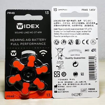 WIDEX原装唯听助听器电池13