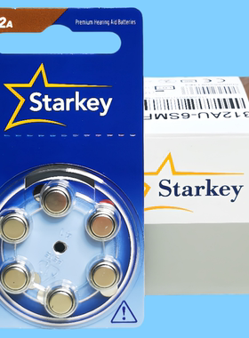 Starkey斯达克原装进口助听器电池S312APR70助听耳机纽扣电子a312