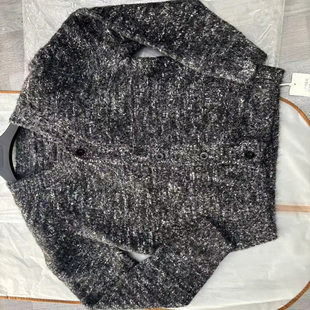 2025爆款 毛衣怀旧风保暖加厚柔软舒适休闲宽松商务百搭灰色外套潮