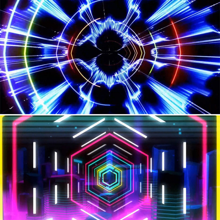 今天我们开始舞蹈背景 演出 韩国舞曲led视频素材 动感舞台VJ素材