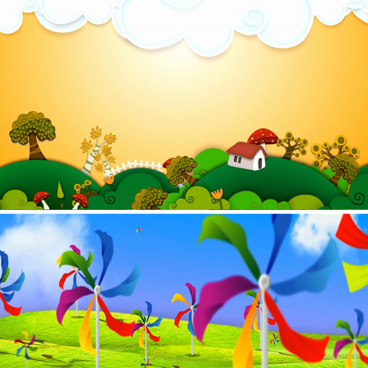 儿童舞蹈oh my baby表演背景视频 幼儿园文艺汇演led动态视频素材