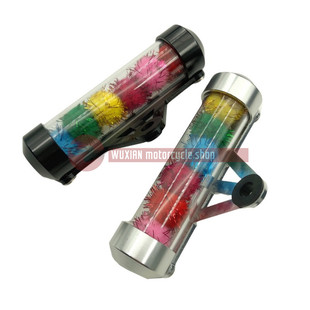 适用于三阳飞度4本田NS125LA姜戈改装税单管挡风装饰税瓶复古税管