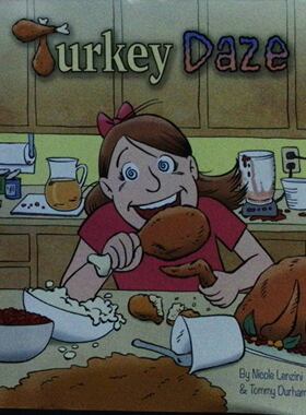 英语原版书火鸡迷茫Turkey绘本感恩节亲子共读36岁彩色幽默故事书妮可伦奇尼著汤米达勒姆绘CreateSpace出版适合节日分享的家庭