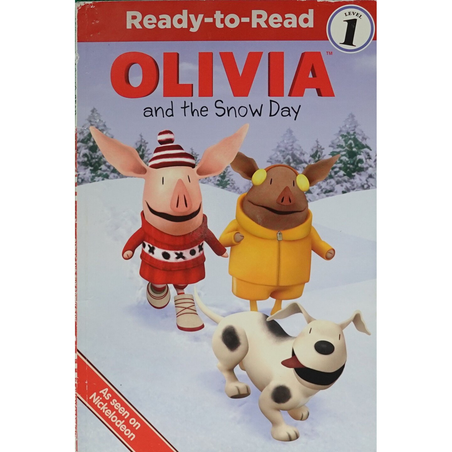 英语原版引进奥莉薇和小雪人ReadytoRead系列绘本伊恩福尔克纳凯迪克银奖得主作品适合36岁儿童亲子共读讲述小猪奥莉薇在下雪天