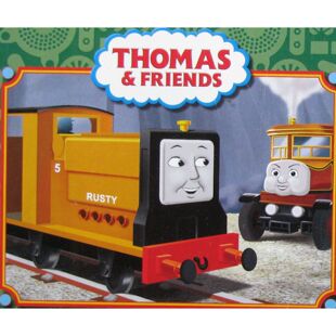 托马斯和朋友们原版书Rusty英语绘本学龄前儿童友谊合作故事布里特奥尔克罗夫特创作讲述勤劳小柴油机车拉斯蒂与朋友们互相帮助