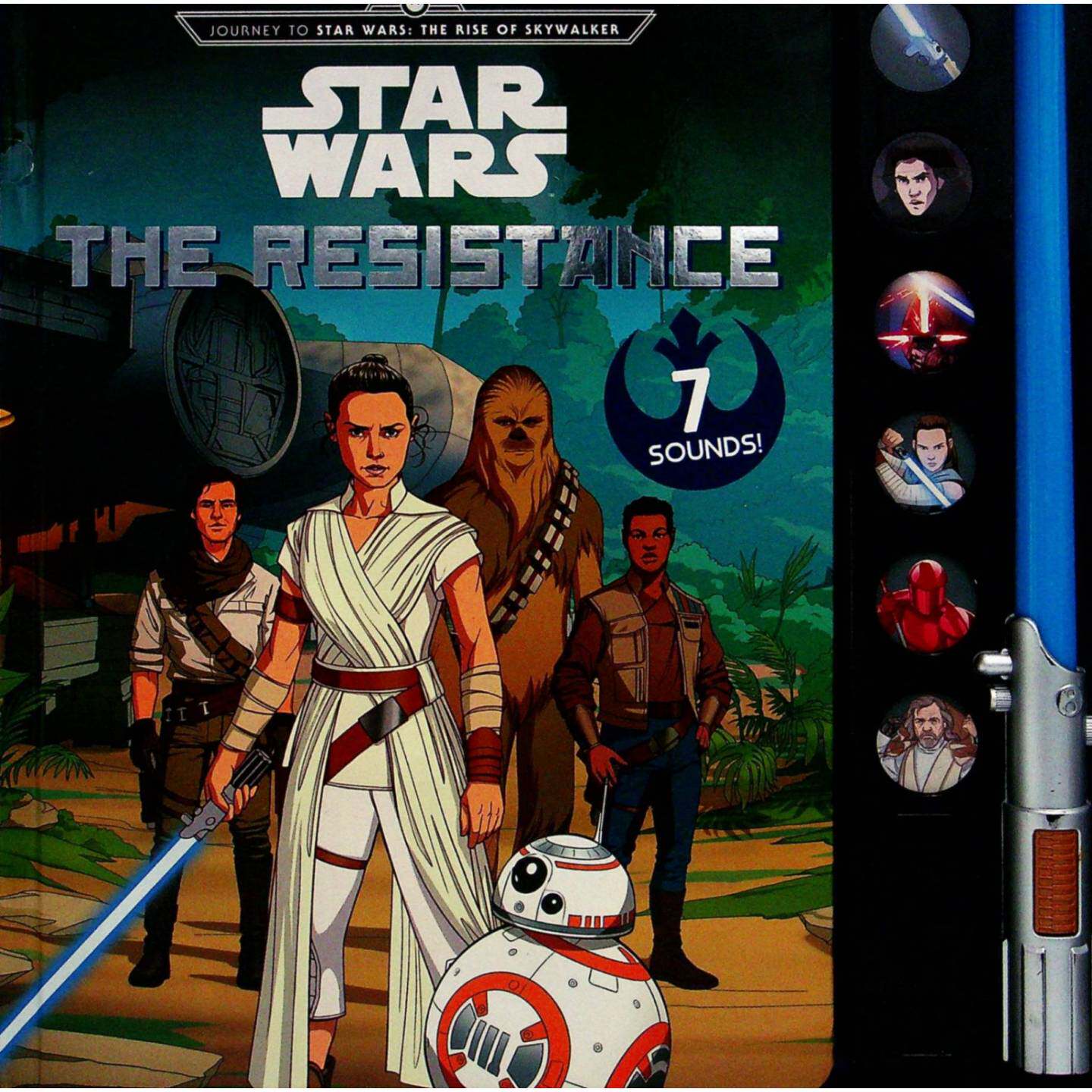 英语原版书星球大战天行者的崛起抵抗组织绘本StarWars科幻冒险有声书7个音效按钮增强阅读体验适合710岁儿童培养勇气友谊正义团