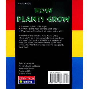 鲍比卡尔曼创作的植物系列原版书HowPlantsGrow英语绘本由海涅曼雷恩特里出版社出版适合710岁儿童阅读的自然科学读物图文并茂