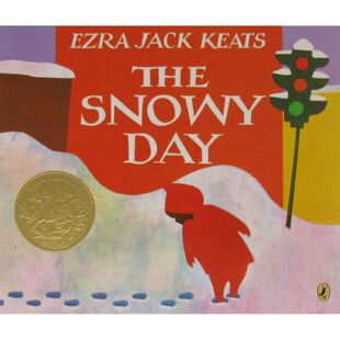 凯迪克奖获奖原版书TheSnowyDay下雪天英语绘本伊斯拉杰克济慈作品适合36岁儿童亲子共读冬日主题经典图画书展现雪地童趣