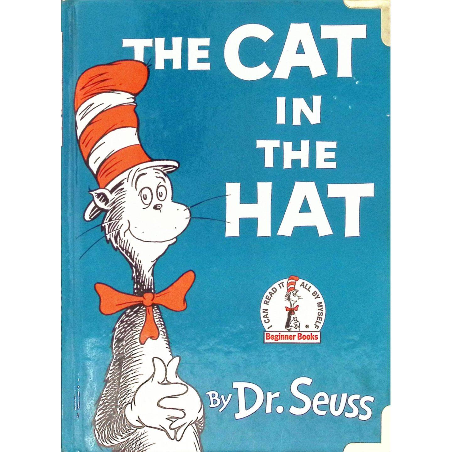 英语原版书戴帽子的猫DrSeuss绘本初学者丛书亲子共读经典儿童文学苏斯博士获奖作品普利策特别奖奥斯卡奖幽默幻想故事培养