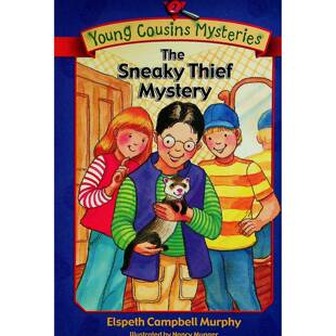 英语原版引进年轻表亲的秘密系列TheSneakyThiefMystery儿童侦探推理绘本适合710岁孩子独立阅读培养观察力和解决问题能力艾尔佩