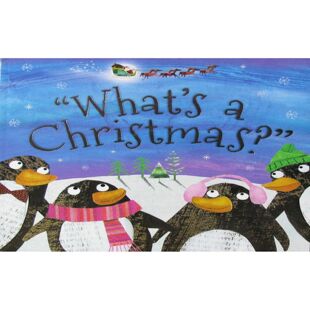 原版引进英语绘本WhatsaChristmas海莉唐著克莱尔芬内尔绘亲子共读温暖圣诞节故事36岁儿童适读企鹅与精灵的节日奇遇