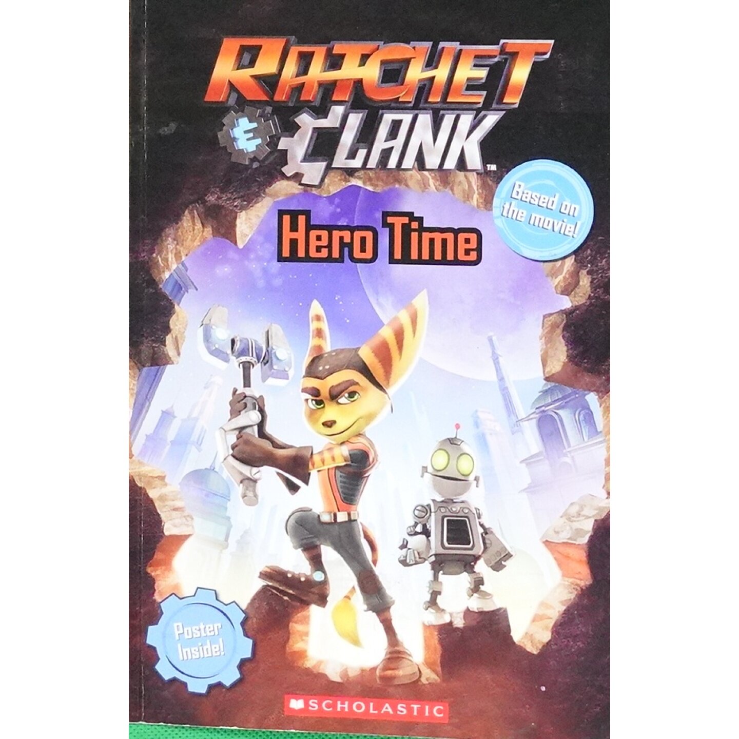瑞奇与叮当原版书HeroTime英语科幻冒险电影改编亲子共读彩色插图版学乐出版适合710岁儿童阅读的科幻故事激发孩子想象力培养阅