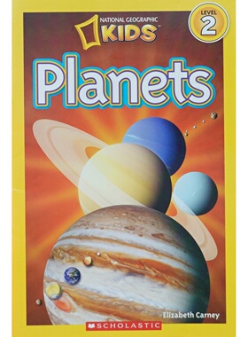 国家地理儿童阅读系列Planets原版书英语科普适读小学生710岁探索太阳系行星知识激发天文兴趣学乐出版社出版