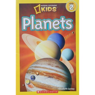 国家地理儿童阅读系列Planets原版书英语科普适读小学生710岁探索太阳系行星知识激发天文兴趣学乐出版社出版