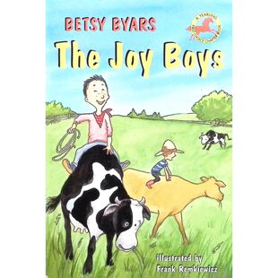 欢乐男孩TheJoyBoys英语原版书青年出版社首选章节书彩色插图版贝齐拜厄斯著弗兰克雷姆基维奇绘适合58岁男孩阅读的牧场生活冒险