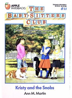 保姆俱乐部原版书Kristy和势利眼们英语儿童成长故事女生适读710岁培养社交能力自信面对困难