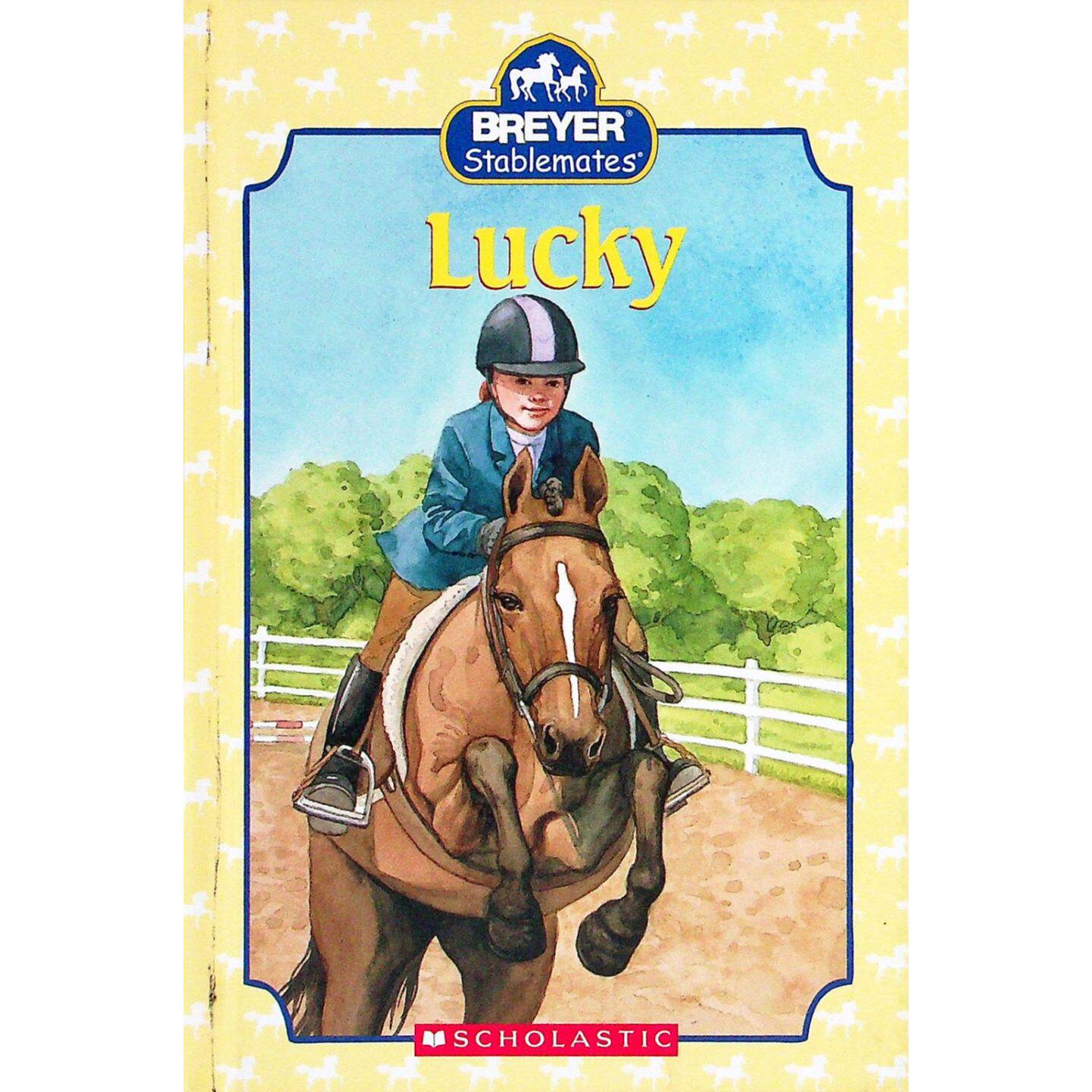 学乐出版社布莱尔马厩伙伴系列原版英语绘本Lucky彩色章节书讲述女孩与马伙伴的成长故事帮助710岁女孩学习克服恐惧建立自信和友