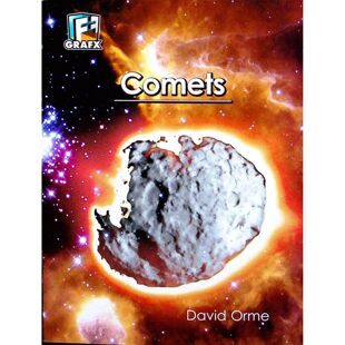 英语原版书Comets彩色科普太空探索适读710岁儿童由大卫奥姆撰写介绍彗星小行星和流星体等太空现象探讨小行星撞击地球可能带来