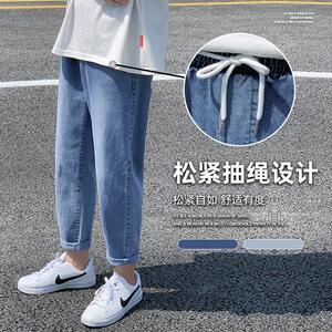 牛仔裤子男士2024年春秋季新款修身宽松直筒休闲男款夏季薄款长裤