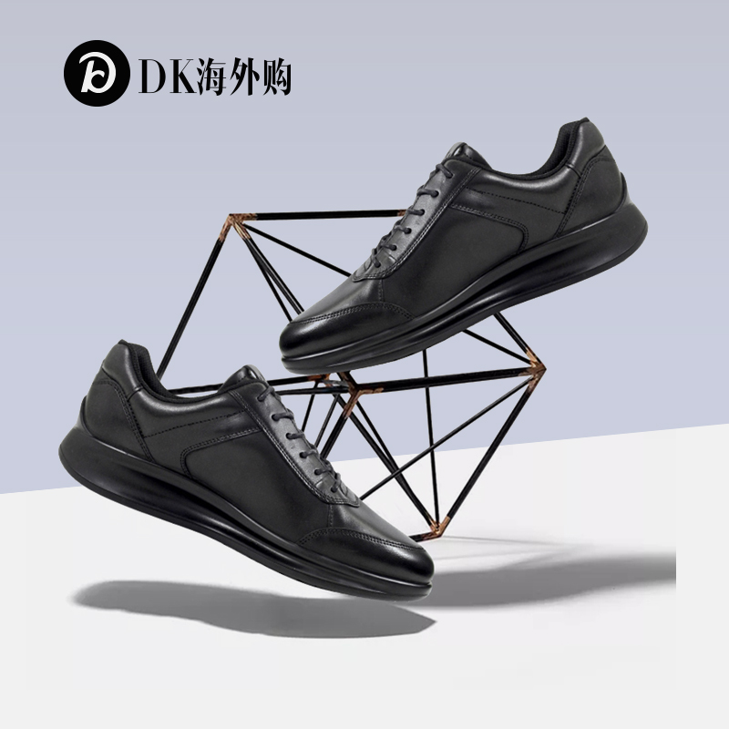 ecco爱步商务休闲皮鞋透气男鞋
