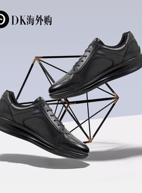 Ecco爱步男鞋秋冬休闲商务皮鞋舒适透气牛皮 雅士207124国内现货