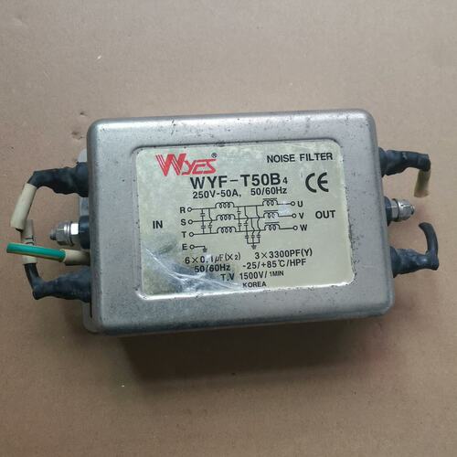 议价韩国WYES滤波器 WYF-T50B4 三项50A 250V