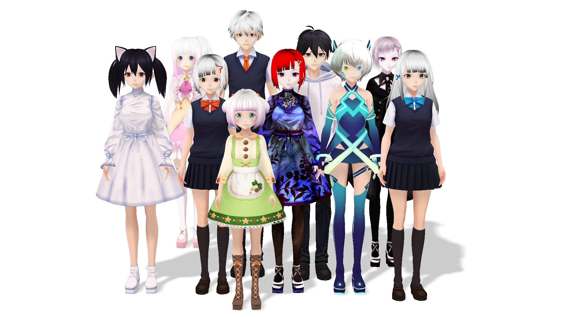 iclone cc 人物集合之动漫人物集合 manga collection pack 01