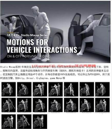 iclone8动作动画车辆汽车交互运动上车下车旋转控制方向盘cta动画
