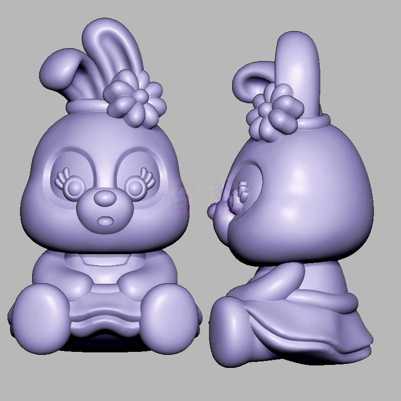 星黛露三维立体图电脑圆雕雕刻图纸stl文件3d打印模型2185