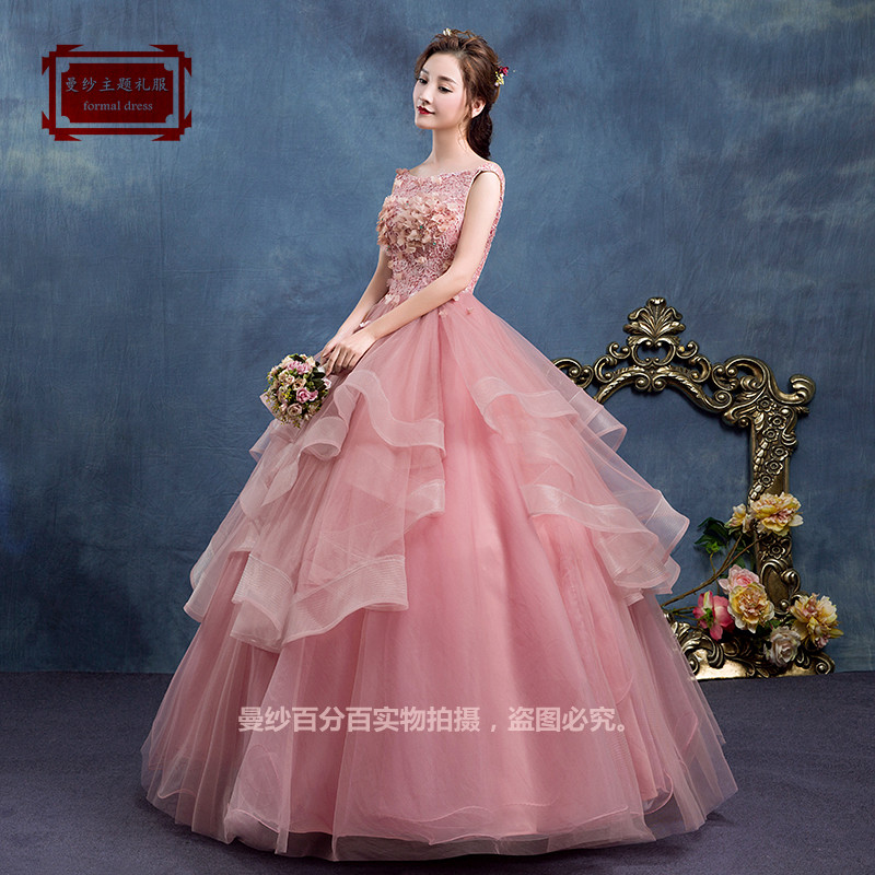 新品成人礼独唱蓬蓬裙长款礼服艺考年会舞演出主持婚纱彩纱影楼|msdalam kategori Butik wanita / wanita, perkahwinan/Cheongsam/pakaian, pakaian/malam - dari Buy2taobao.com untuk memberikan perkhidmatan ejen Taobao profesional membeli