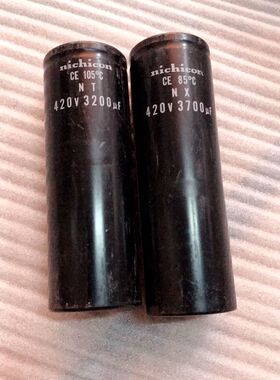 原装拆机日本尼吉康105℃ 420V3200UF 3700UF 螺丝脚高压电容