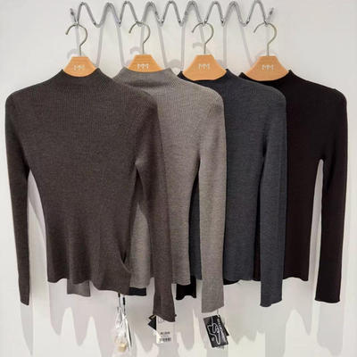 MM商场同款25秋新品绵羊毛打底针织衫女599A130075Q 599A130076Q