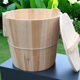 四川带盖蒸饭木桶木甑子商用香杉木桶家用蒸饭木桶蒸子糯米木桶饭