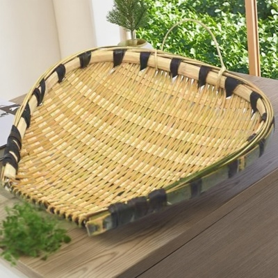 农家竹编竹筲箕环保产品