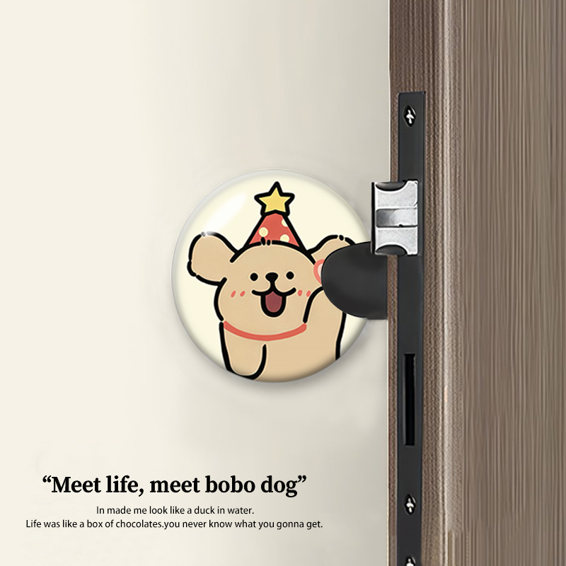 创意门挡门把手防撞贴