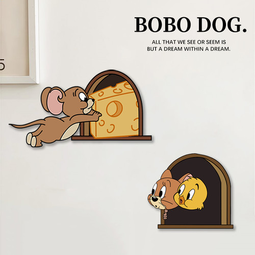 【杰瑞偷奶酪】补洞墙贴